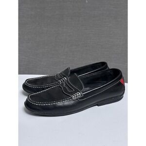 FootJoy Penny Loafers Shoes 13 Jo Black Leather Driving Moc Golf Casual Slip On